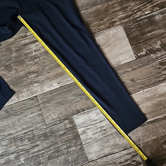 Active Life Athletic Leggings Side Pockets Half Mesh Legs Women's Large Stretchy - Picture 14 of 15